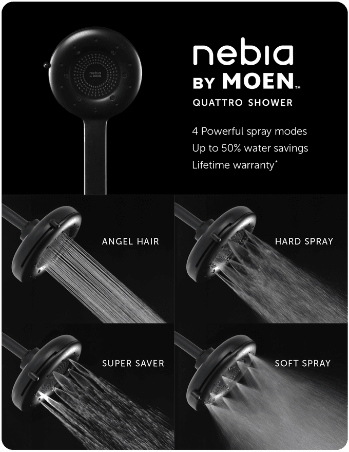 Nebia by Moen Quattro Kickstarter Review 