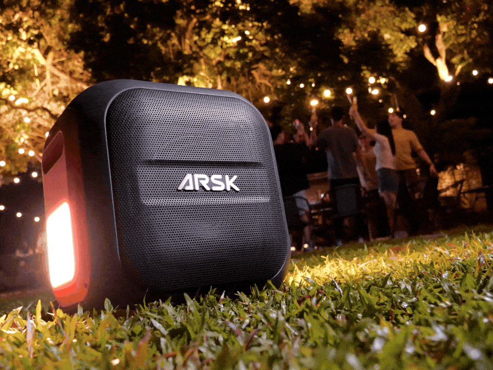 Product in rain and rugged conditions