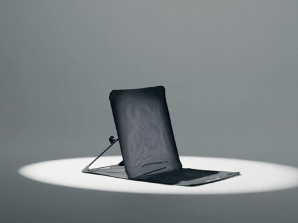 Vega Backrest in use