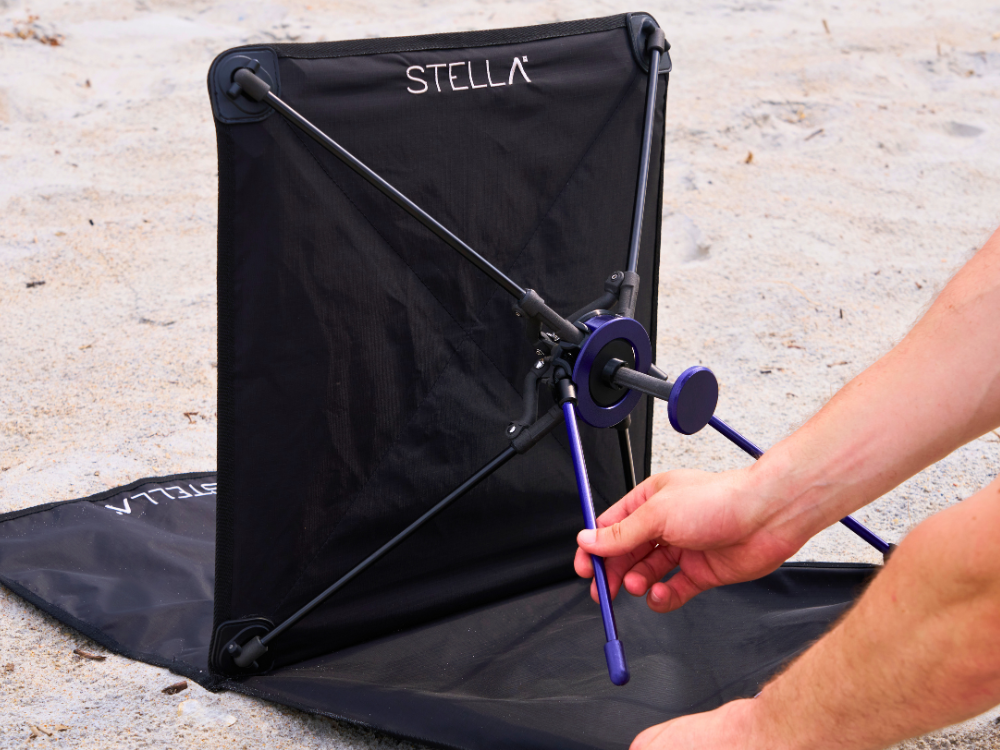 Person carrying Vega Backrest